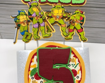 Turtles Cake Topper: Handmade Birthday Party Decoration