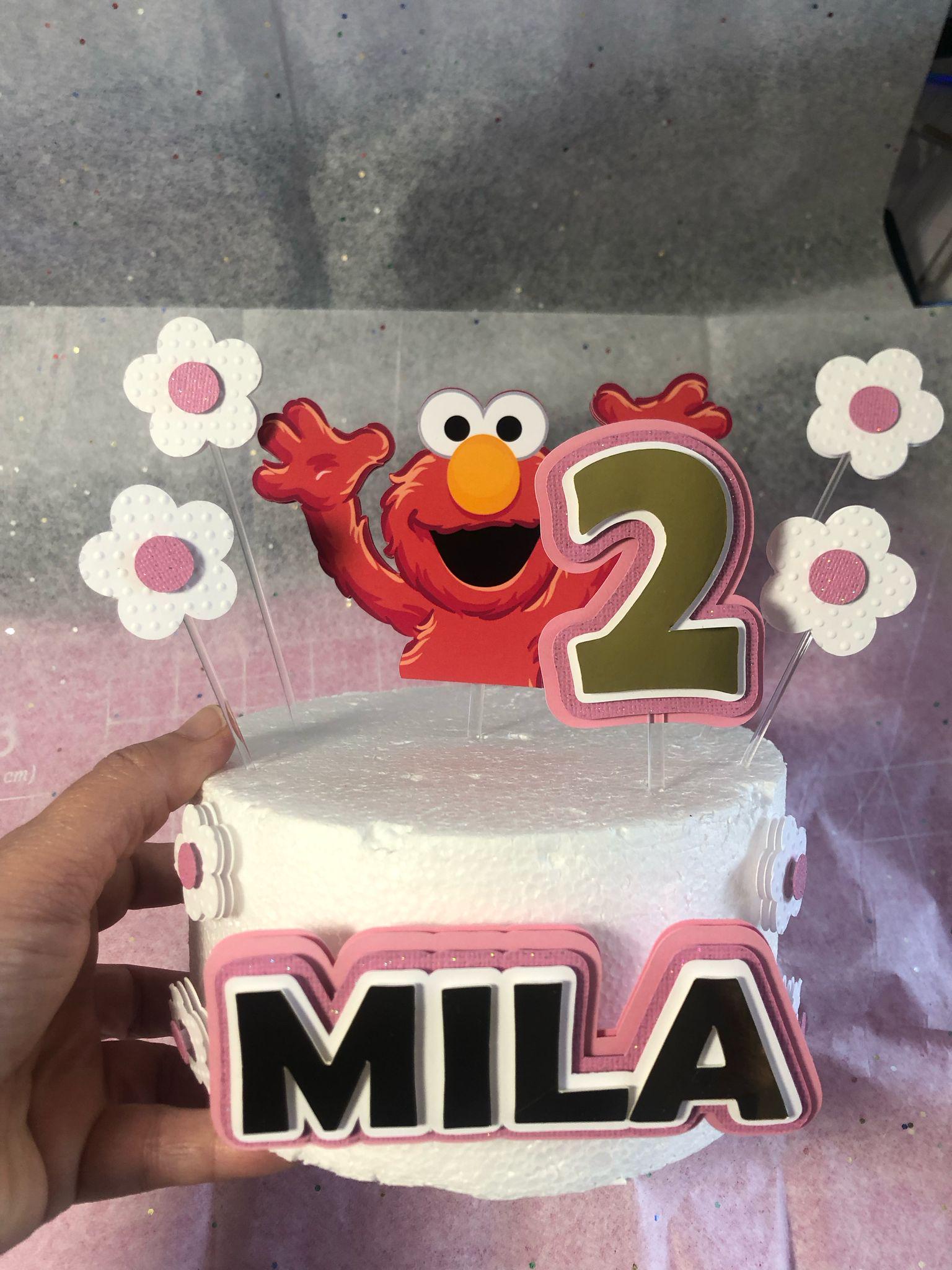 Elmo Cake Topper - Sesame Street Birthday Party Decoration - Etsy, image size:1536x2048