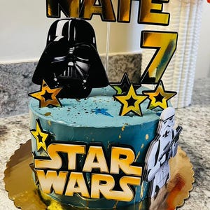 Star Wars Tortenstecker - Birthday Party / Bday Cake Topper