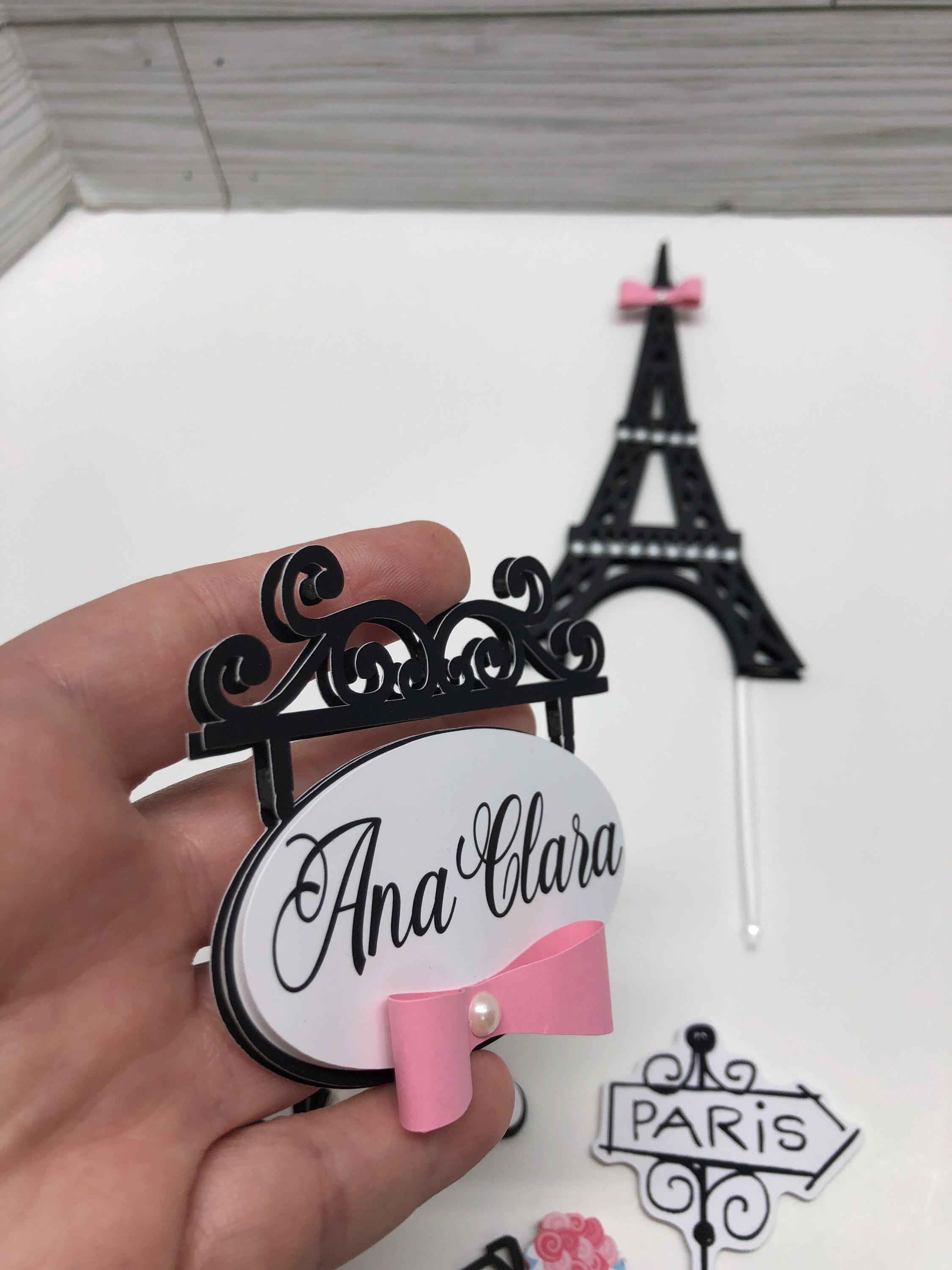 Mujianglgs Stampo In Silicone A Forma Di Torre Eiffel Per Pasticceria – Rosa, 9,9 X 7,5 Cm, Per Fondente E Cioccolato