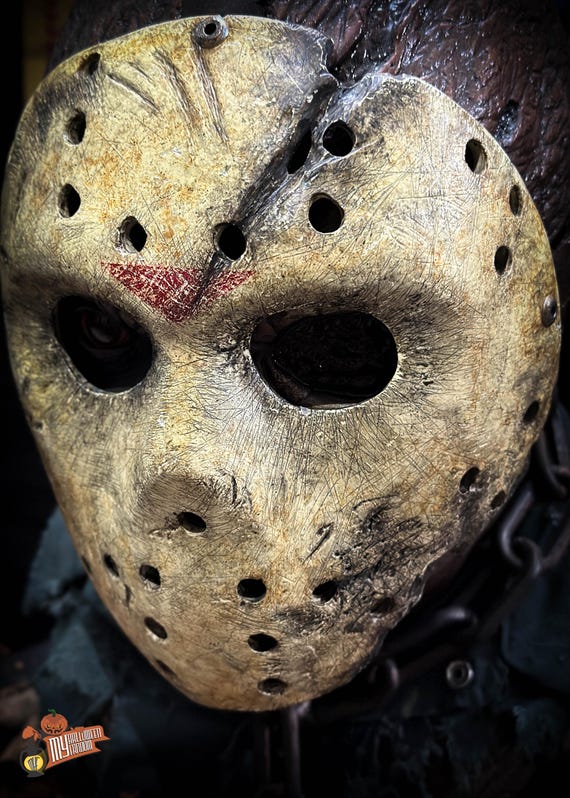 NECA Friday the 13th V A New Beginning JASON VOORHEES Hockey Mask PROP REPLICA