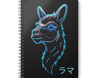 ネオンブルーラマA5ノート：ワイヤーOジャーナル、スケッチブック