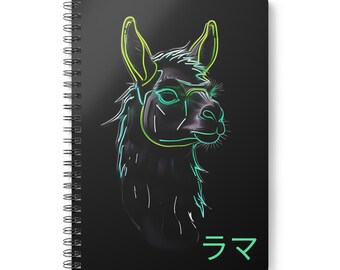 ネオンラマノート：A5ワイヤー綴じアーティストジャーナル