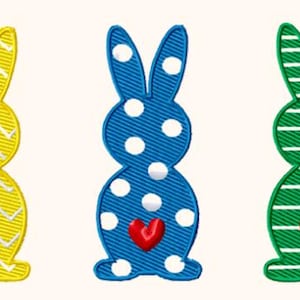 Motif de broderie paques lapin EASTER EMBROIDERY DESIGN