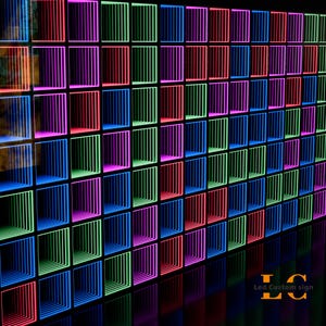 Custom Infinity Mirror Sign, Personalized 3D LED Wall Art for Business, Home Bar Decor, Modern Light Alternative image 5