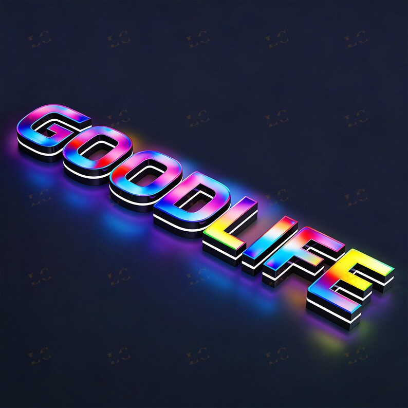 Custom Led Sign For Business - Customizable RGB Letter Sign - Light Up Letter - CE/UL Certified -Colorful Change Letter Sign