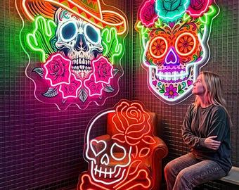 Personalized LED Neon Sign, Custom Logo Sign, UV Printed Acrylic