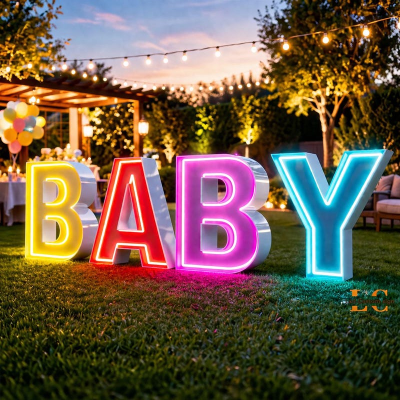 Letras con luz led - Etsy México