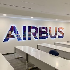 Custom 3D Illuminated Business Sign - LED Backlit Metal Letters for Storefront - Waterproof Stainless Steel Logo Sign - Shop Wall Decor