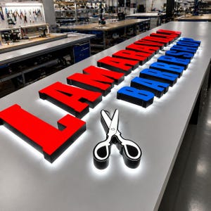 Custom 3D LED Business Sign, Waterproof Outdoor Illuminated Sign for Salon Cafe Restaurant, CE UL Certified image 10
