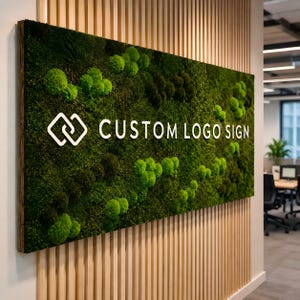 Custom Moss Letters – Preserved Green Wall Art image 10