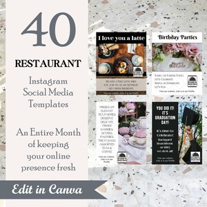 Umsatzsteigernde Vorlagen für Restaurants - 30 Tage kundenziehender Instagram-Content