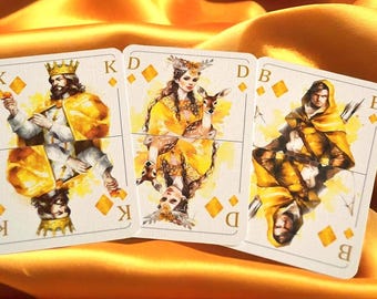 Fantasie-Spielkarte für Rommé, Canasta, Bridge (110 Blatt, deutsch) - Erstauflage