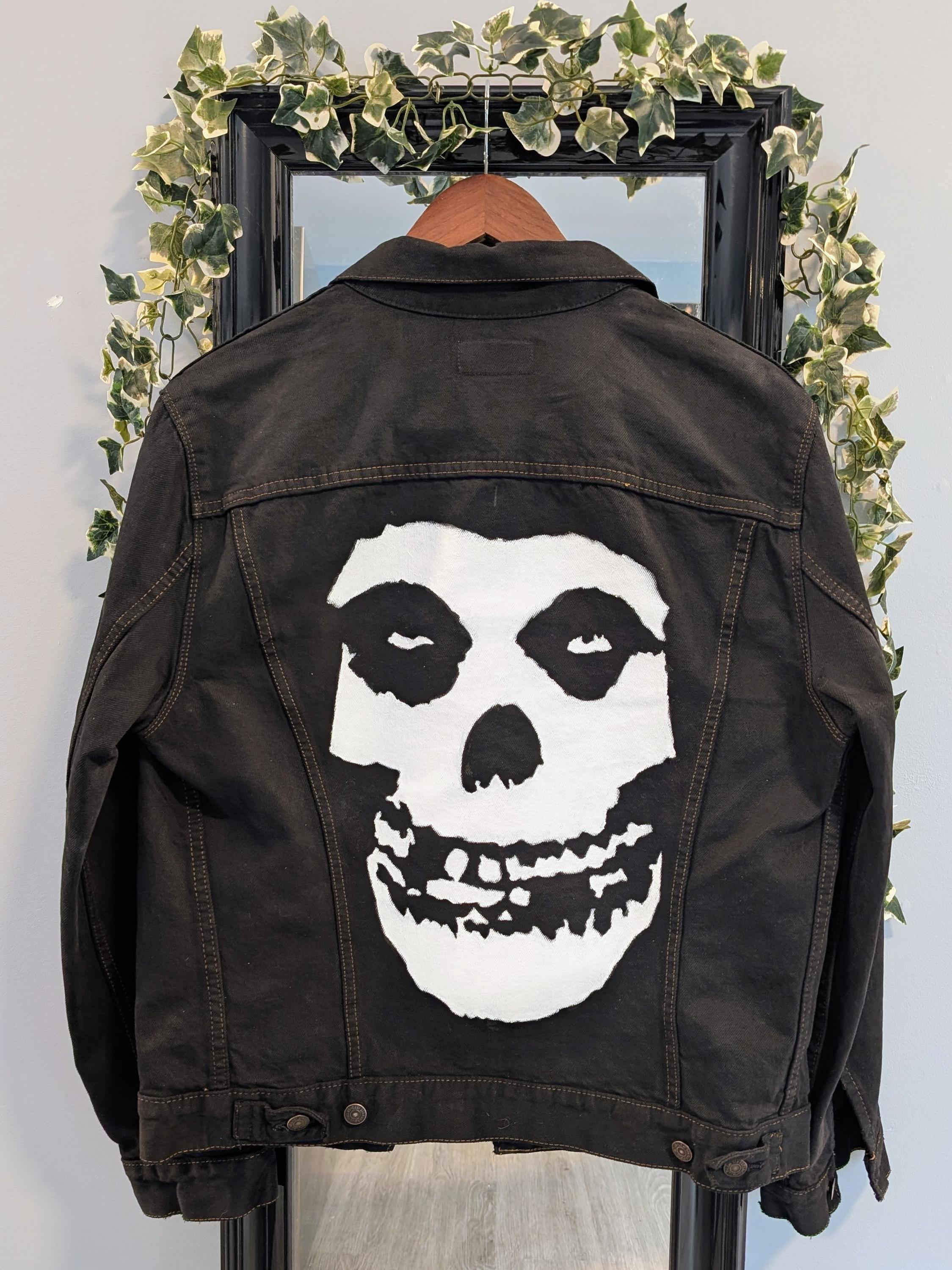 Misfits Denim Jacket - Etsy