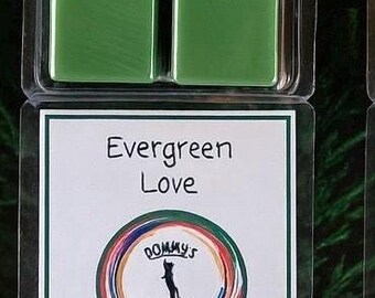 Evergreen Love Soy Wax Melts - Balsam Sage Vanilla | Cozy Woodsy Forest Scent | Winter Holiday Fragrance