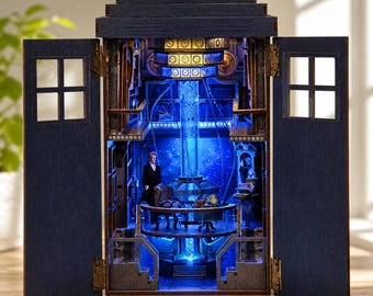 Book Nook Kit DIY - Doctor Who TARDIS Adult diorama kit - USA