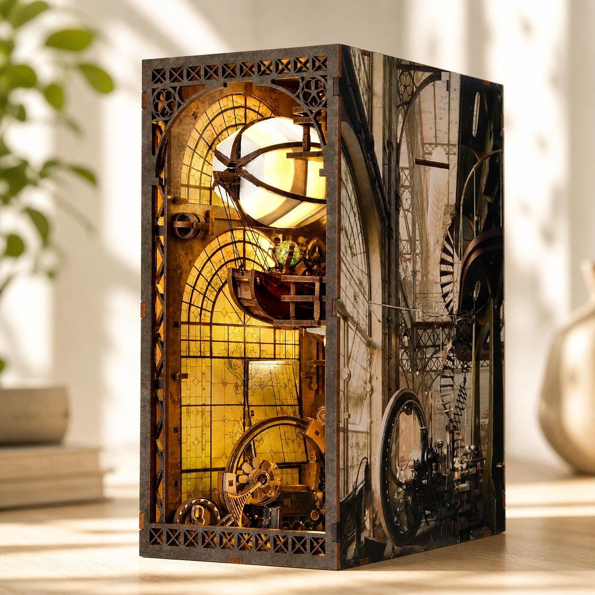 3d Wooden Puzzle Bookends - Etsy
