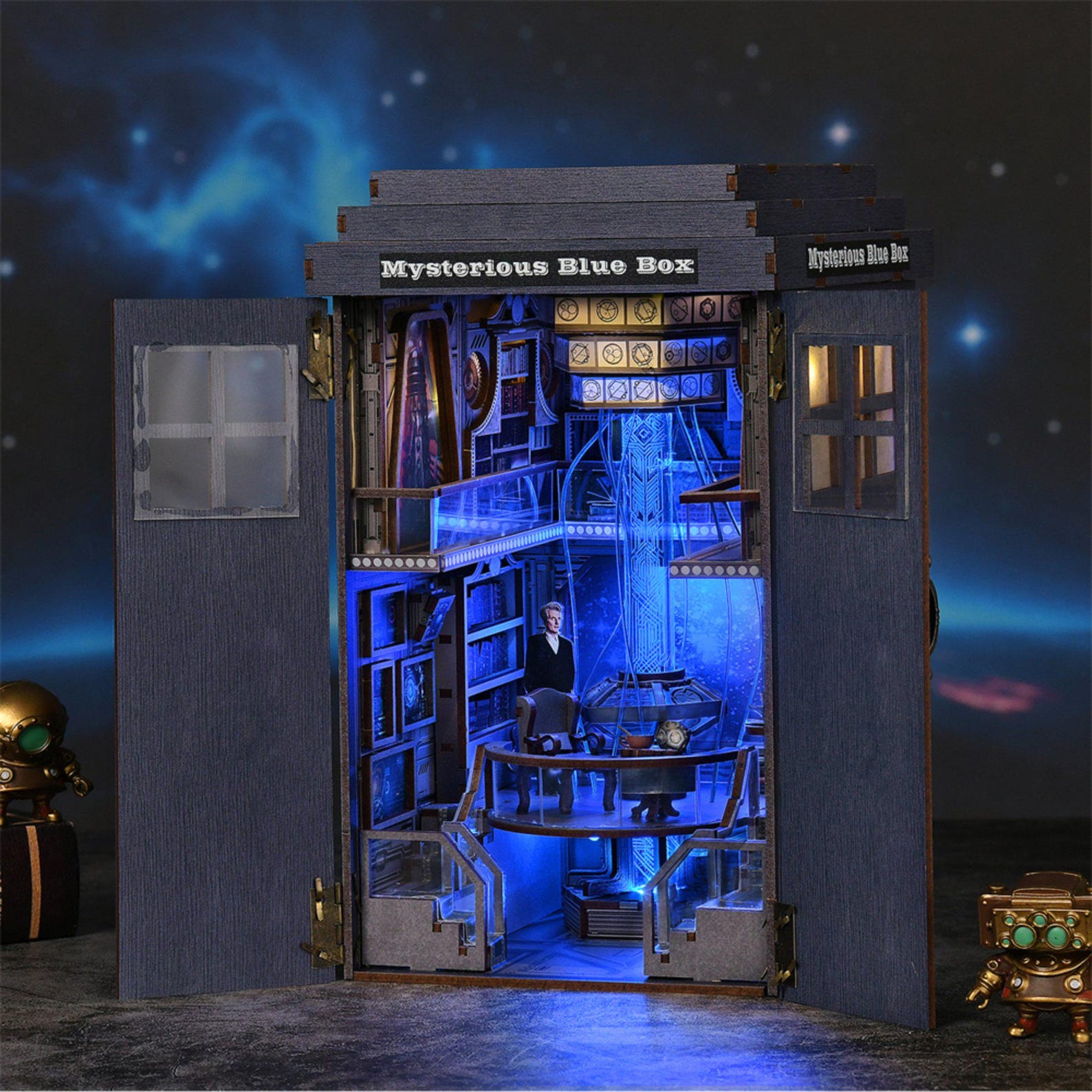 Book Nook Kit DIY : Doctor Who TARDIS Adult diorama kit - USA