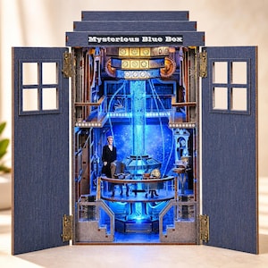 Book Nook Doctor Who - TARDIS-Diorama Kit DIY  - Europe - Miniverse Studio