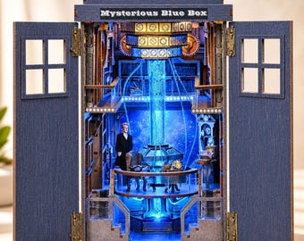 Book Nook Kit DIY : Diorama TARDIS de Doctor Who - Europe - Miniverse Studio