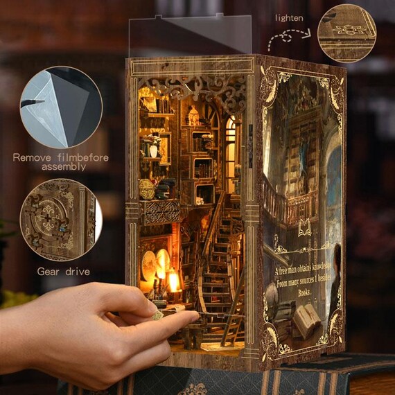 Habarri | DIY Book Nook - Le monde de Vincent - Puzzle 3D