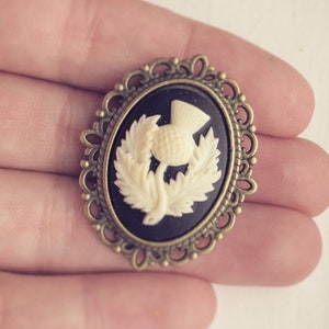 Scottish Thistle Brooch Scotland Thistle Outlander Gifts