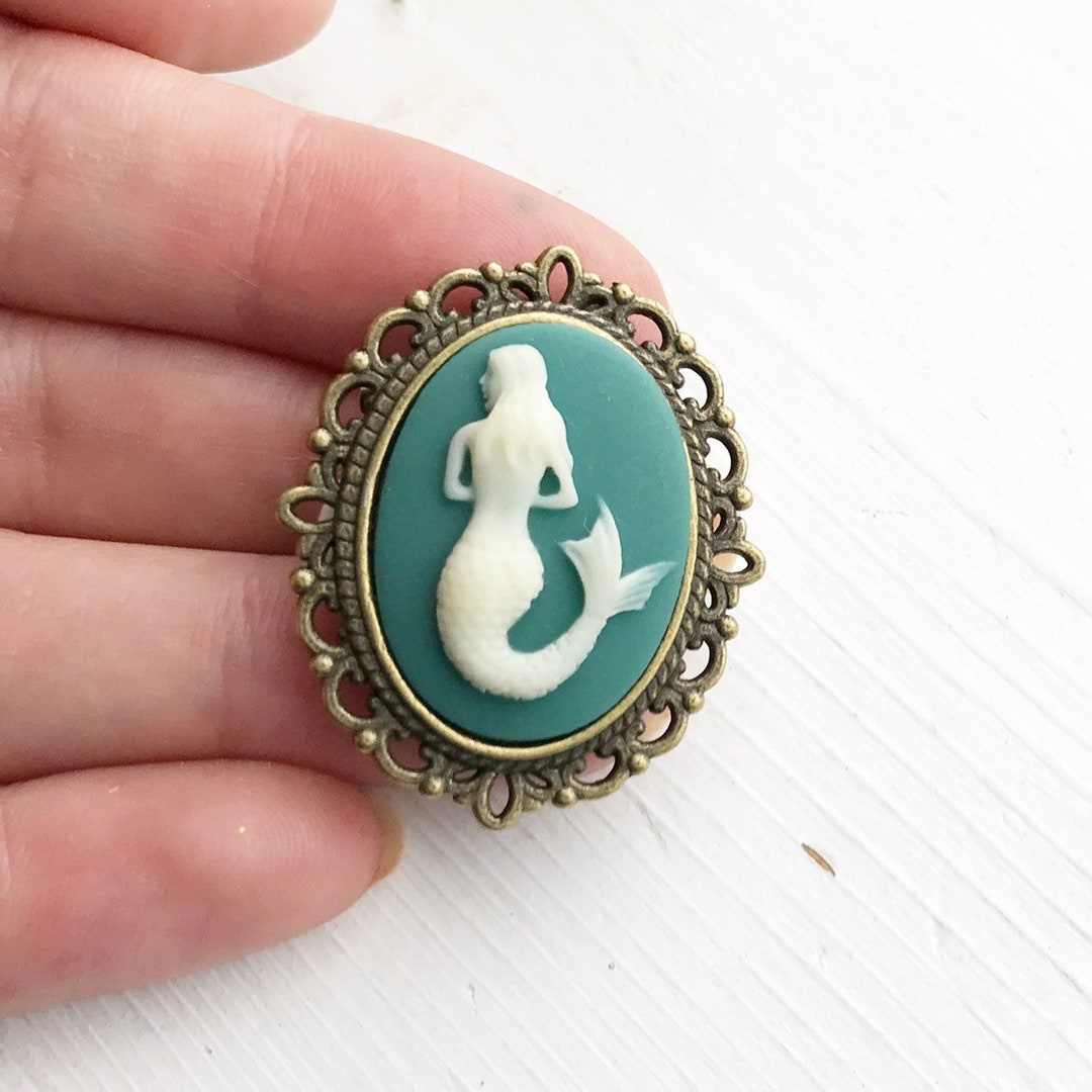 Broche Sirène En Argent Avec Cristaux - Épingle Décorative Pour Robes, Sacs, Chapeaux, Accessoires Femme/fille - 4