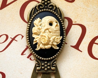 Skull Cameo Bookmark Gothic Book Lover Gift