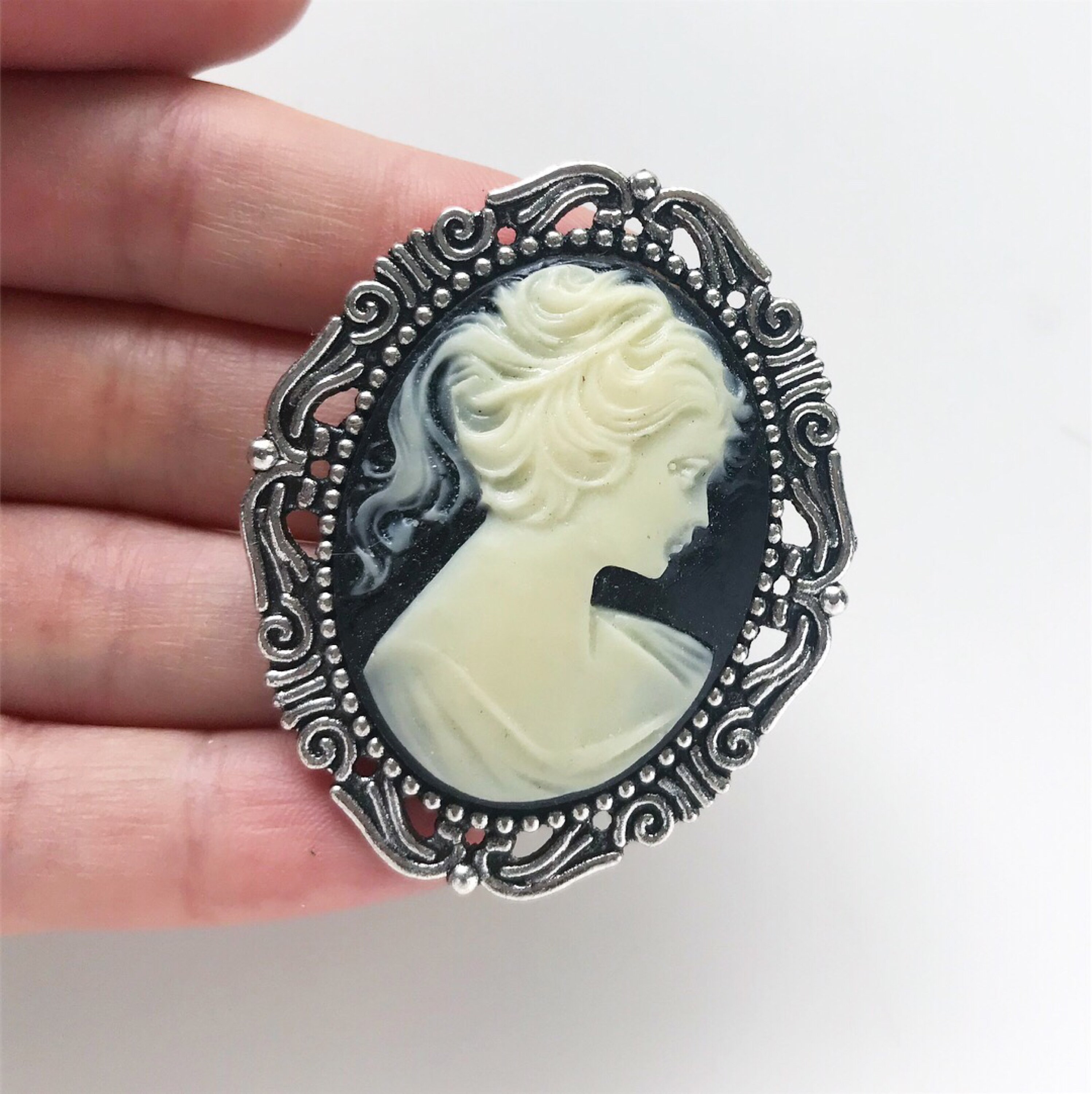 Cameo Brooch Classic Vintage Cameo Jewelry Style Gift for Etsy