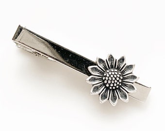 Sunflower Tie Clip Sunflower Wedding