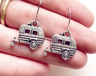 Camper Earrings Travel Trailer Vintage Camper Gift for Camping Lover