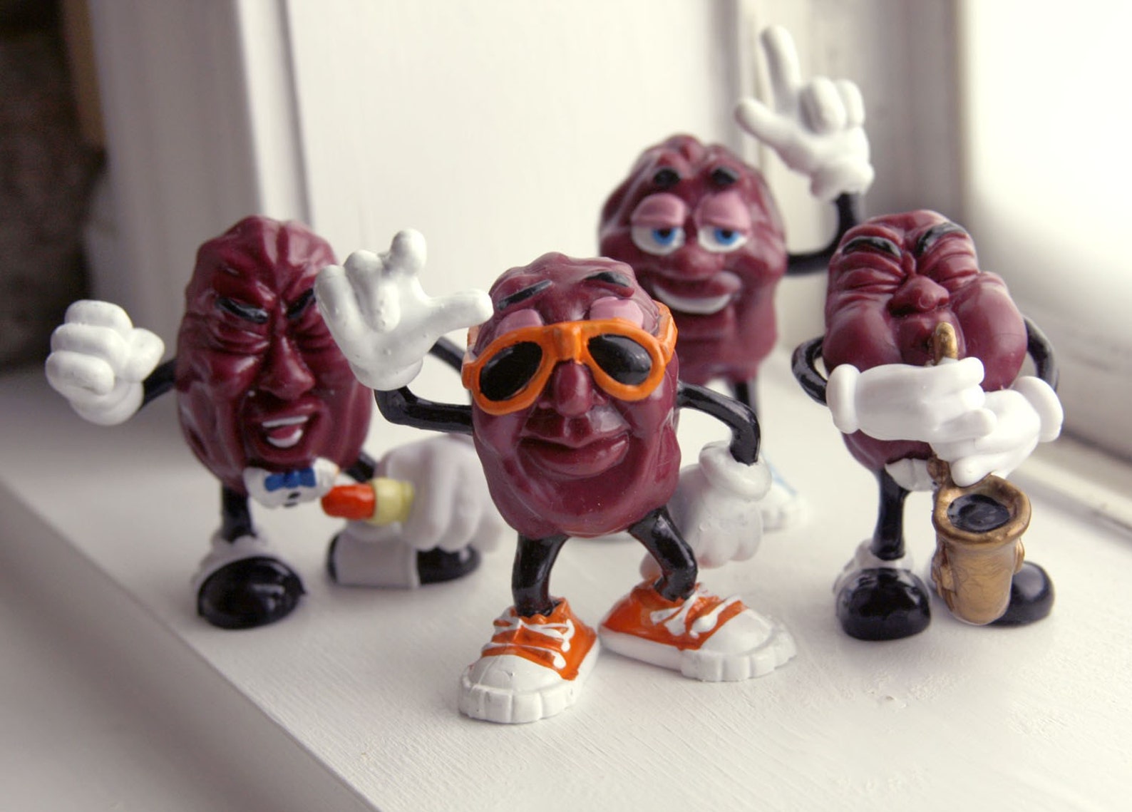 California Raisins Figurines set of four Etsy