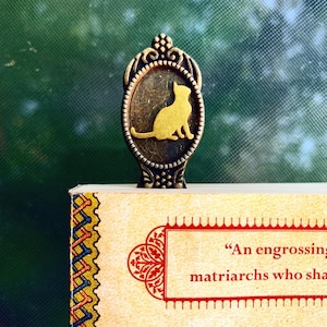 Cat Bookmark Book Lovers Gift