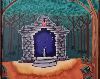 Original Framed Acrylic Painting: The Gateway, 16x20