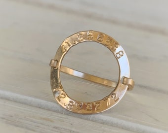 Women’s Coordinates Ring/Latitude/Longitude