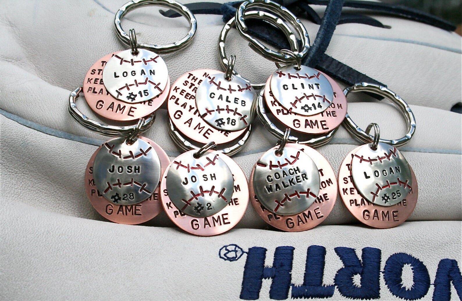 Baseball Player/coach Keychain Etsy