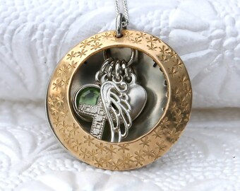 Remembrance Locket/Personalized/Sterling Silver/Jewelry