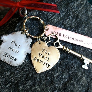 Our New Home/Our First Home - Hand Forged - Key to our home - Ornament