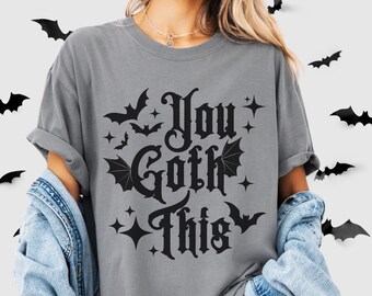 Gothic Bat T-Shirt, You Goth This Tee, Dark Academia Clothing