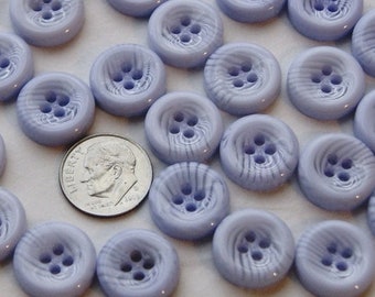 25 Lavender Buttons, 5/8" Buttons, Tiger stripe Two tone Buttons, Sewing, Crafting, Jewelry  (Af 45)