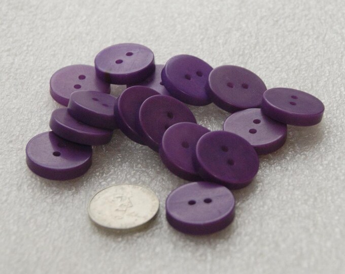 15 Purple Buttons, 13/16", 2 Hole Matching Buttons, Matte ( SB 569 ) - Etsy
