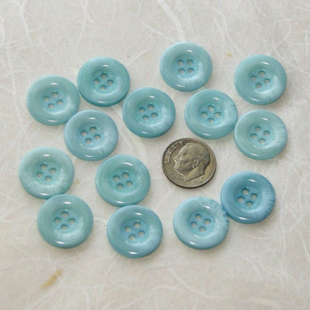18 Blue Buttons 11/16