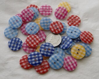 Brown Plaid Wooden Button Check Pattern Winter Coat Baby Children 15mm 20pcs Brown Plaid Wooden Button Check Pattern Winter Coat Baby Children 15mm 20pcs