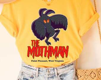 Mothman shirt, Mothman T-Shirt, Funny Cryptid Tee, Mothman fan, Mothman shirt, West Virginia, Mothman funny tshirt