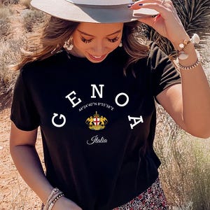 Genoa Tee, Genoa shirt, Genoa Italia, Genoa travel, Italia Shirt, Genoa Italy Shirt, Genoa family vacation, Trip to Italy T-Shirt