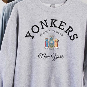 Bluza Yonkers, Yonkers Nowy Jork, Koszula New York City, Koszula NYC, Koszulka New York, Koszulka East Coast, Prezent dla Miłośnika Nowego Jorku