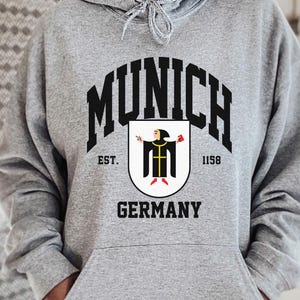 Munich Hoodie, Munich tshirt, Munich vacation gift, Munich Germany shirt, Munich apparel, Munich souvenir, Germany Jersey