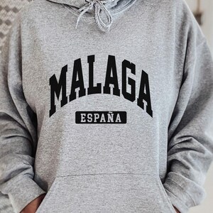 Malaga Hoodie, Malaga Spain, Malaga Espana city, Malaga fans, Malaga trip, Malaga Espana vacation, trip to Spain, Espana Tee,Espana