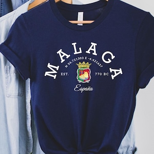 Malaga Tee, Malaga shirt, Malaga Spain, Malaga travel, Spain Shirt, Malaga Spain Shirt, Malaga family vacation, Trip to Spain