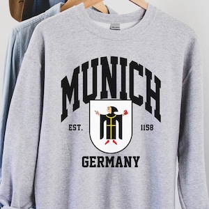 Munich Sweatshirt, Munich tshirt, Munich vacation gift, Munich Germany shirt, Munich apparel, Munich souvenir, Germany Jersey